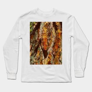 Wood texture design Long Sleeve T-Shirt